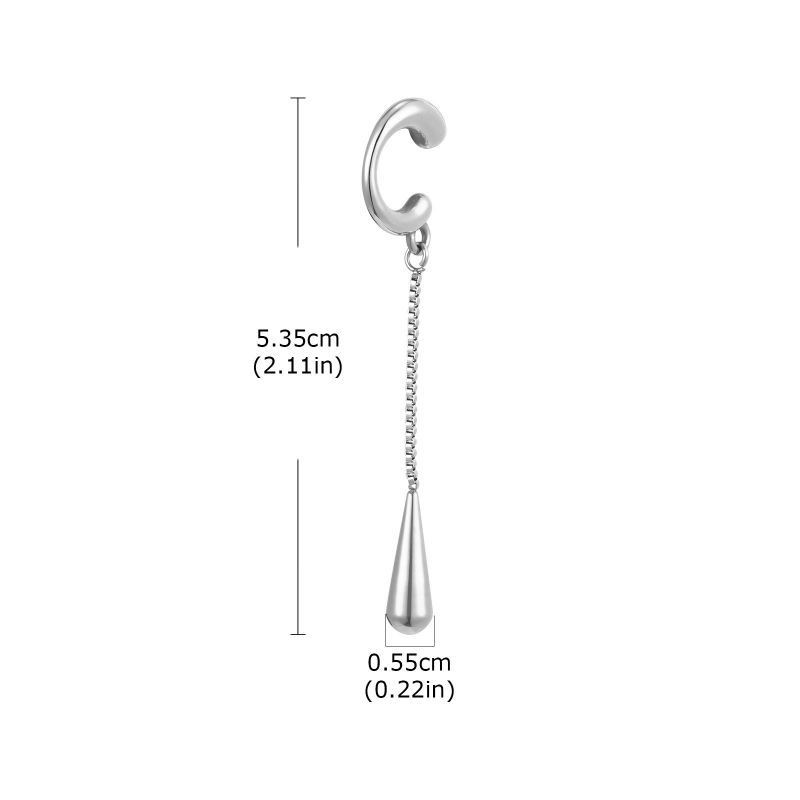 Серьги сталь CJN36124 Серьги сталь CJN36124