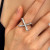 Серебряное кольцо с абстракцией ASUZ25054