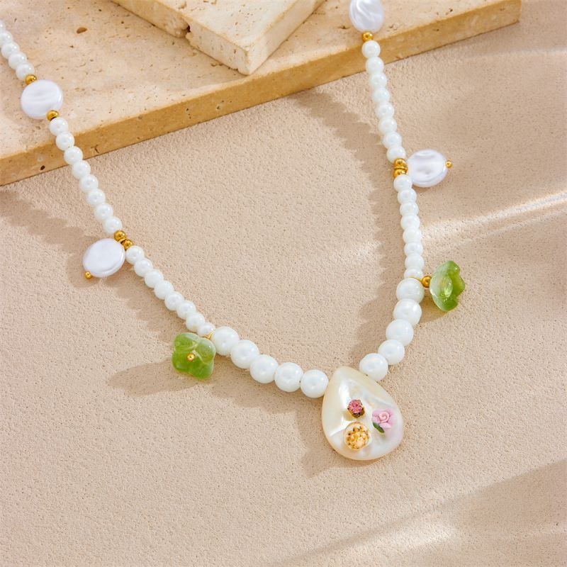 Колье из стали CJP55838