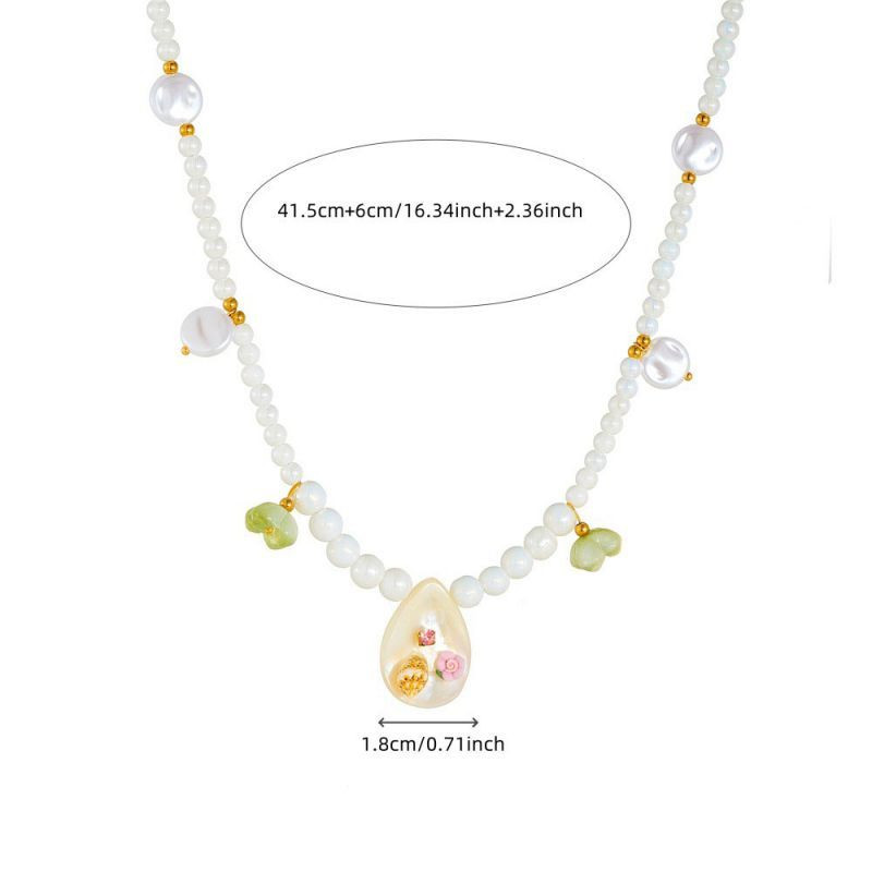 Колье из стали CJP55838