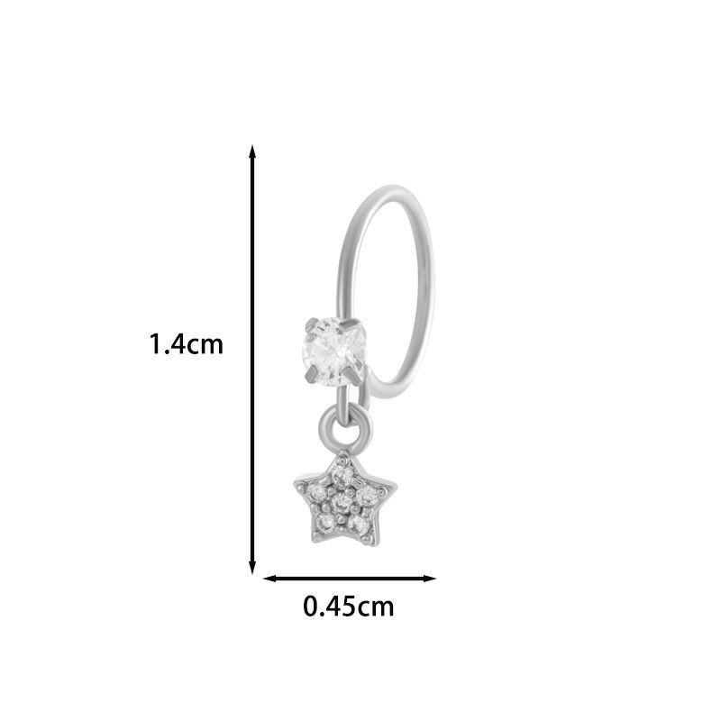 Пирсинг в нос CJH81761