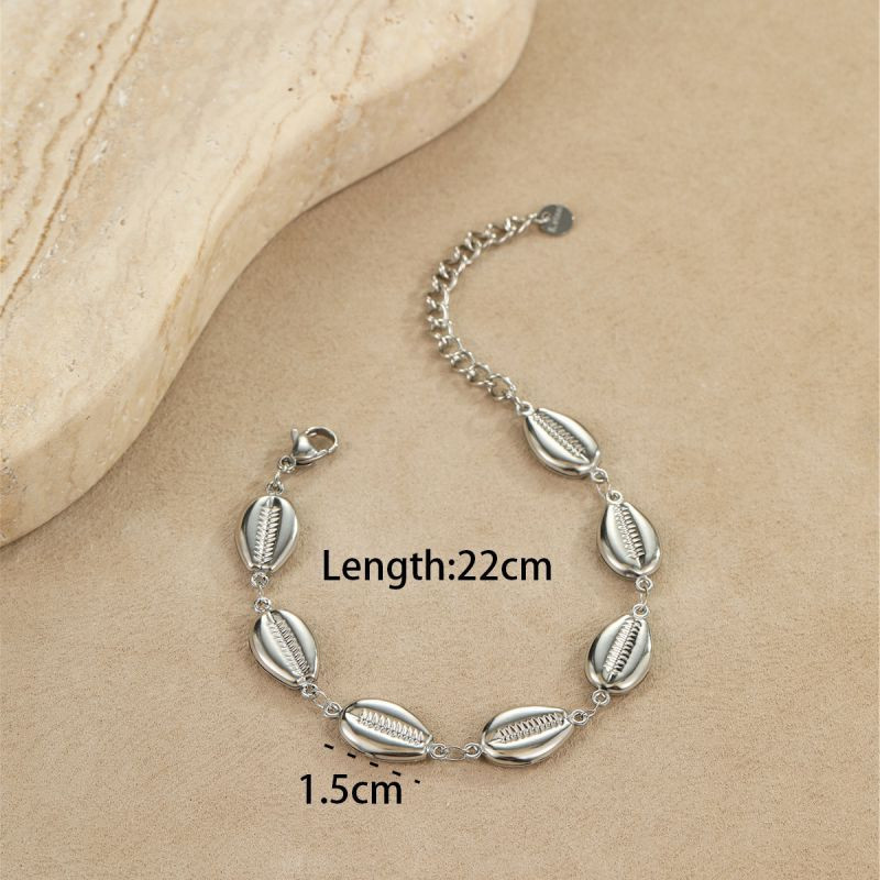 Браслет с множеством подвесок в форме сердец CJN90028