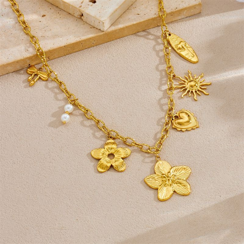 Колье из стали CJP55839