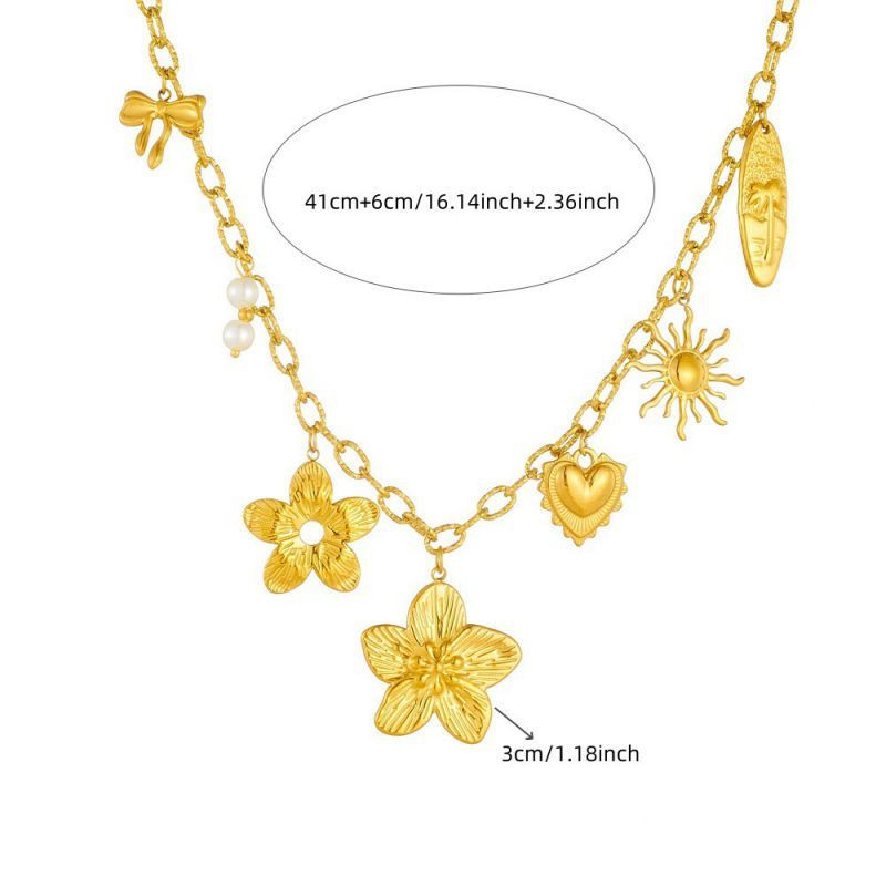 Колье из стали CJP55839