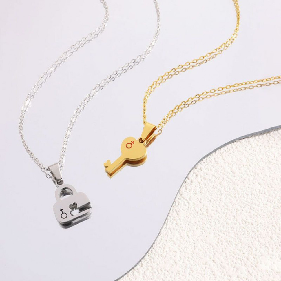 Колье из стали CJJ19198 Колье из стали CJJ19198