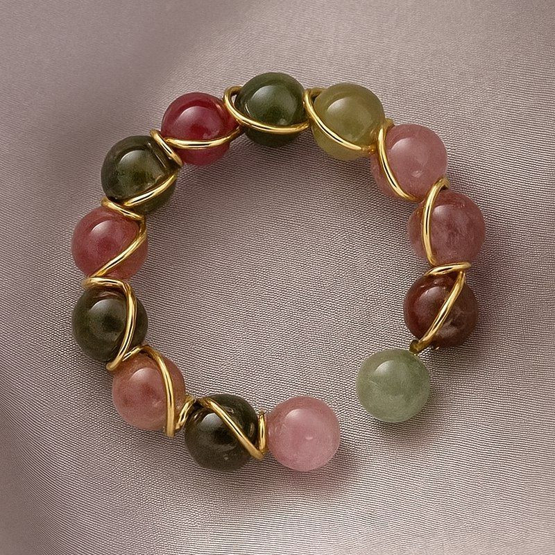 Кольцо имитация турмалина ювелирный сплав 1J12173CJJ Кольцо имитация турмалина ювелирный сплав 1J12173CJJ