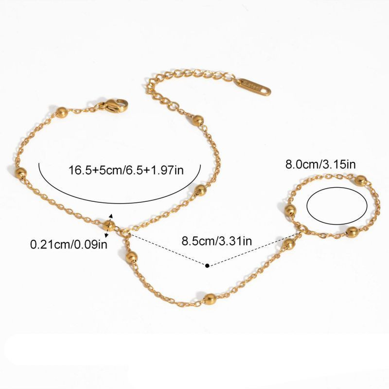 Браслет слейв жемчужный карнавал с золотыми вставками