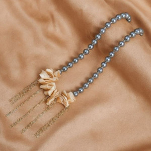 Двойное жемчужное колье с цветочными элементами 1J12221CJJ Двойное жемчужное колье с цветочными элементами 1J12221CJJ