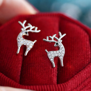 Серьги-пусеты «Сияющий олень» профиль CJR87153 Серьги-пусеты «Сияющий олень» профиль CJR87153