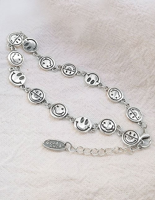 Изящный браслет с круглыми кристальными вставками L82212