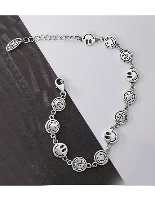 Изящный браслет с круглыми кристальными вставками L82212