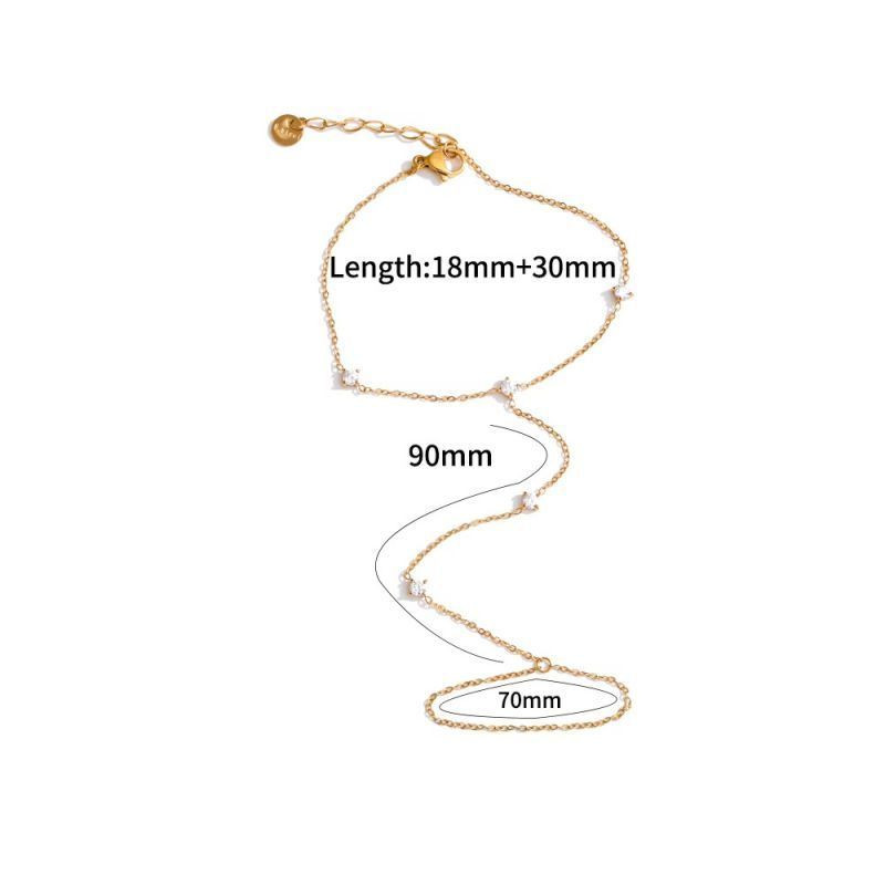 Браслет слейв лаконичная классика в золотом цвете