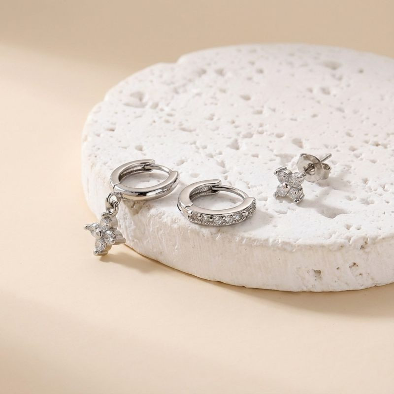 Ювелирный комплект серег CJT15289 Ювелирный комплект серег CJT15289