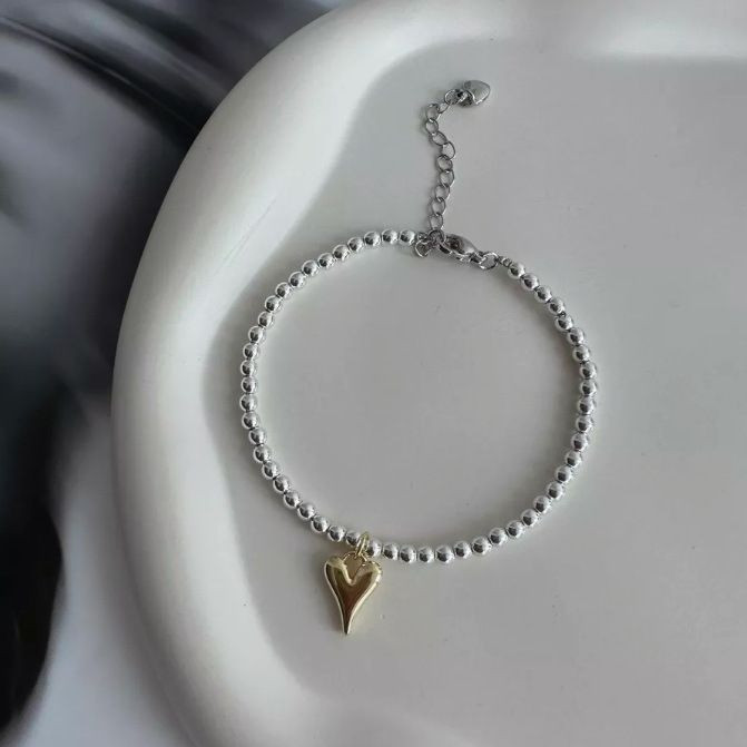 Браслет ювелирный сплав сердце 1J11894CJJ Браслет ювелирный сплав сердце 1J11894CJJ