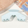 Краб из смолы нестандартный арочный голубой, 11,5 см CJN95575
