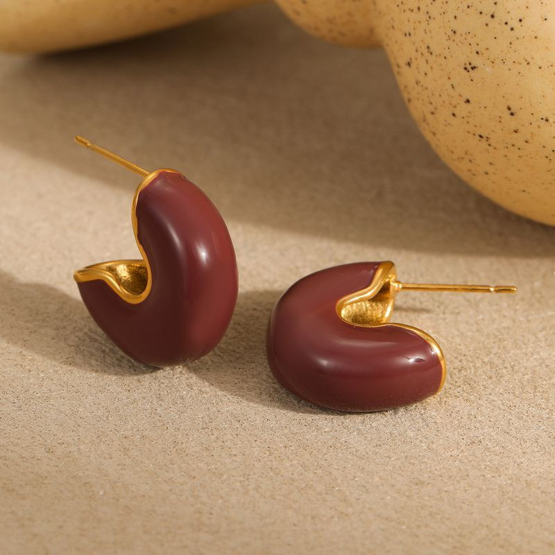 Серьги сталь CJP85863 Серьги сталь CJP85863