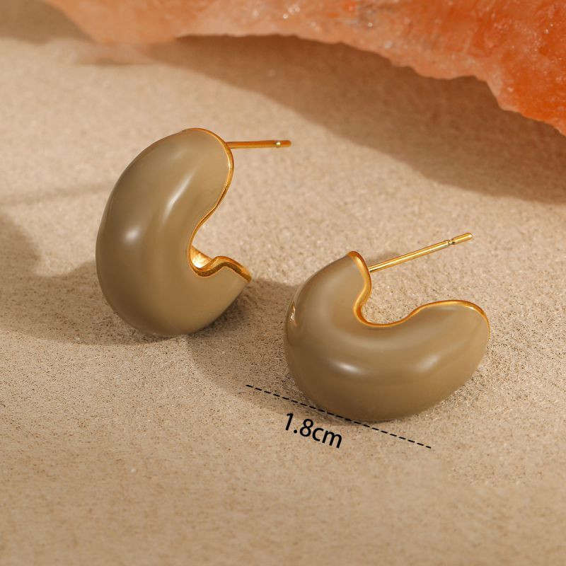 Серьги сталь CJP85863 Серьги сталь CJP85863