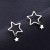 Серьги-гвоздики ювелирный сплав звезды 1J11829CJJ
