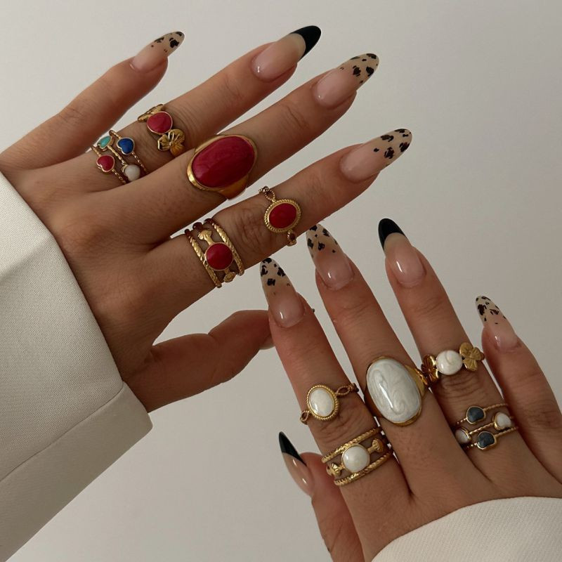 Стальной комплект бижутерии CJR56096 Стальной комплект бижутерии CJR56096