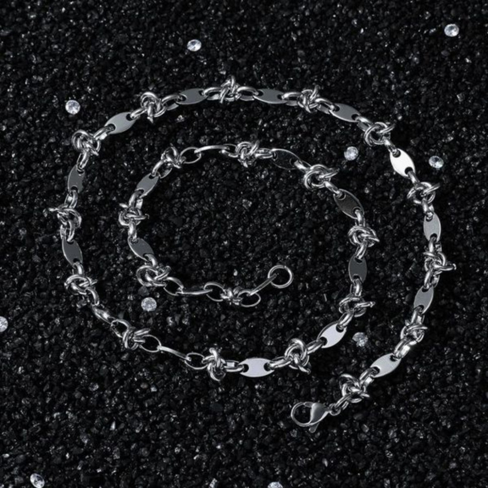 Колье из стали CJJ10975