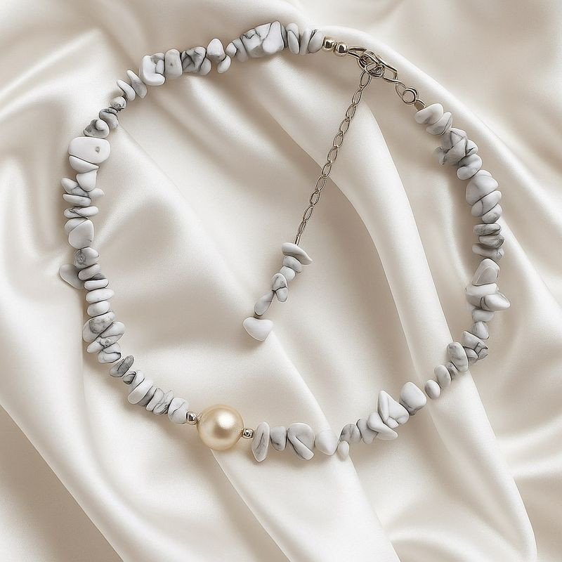 Колье натуральный камень 1J11937CJJ