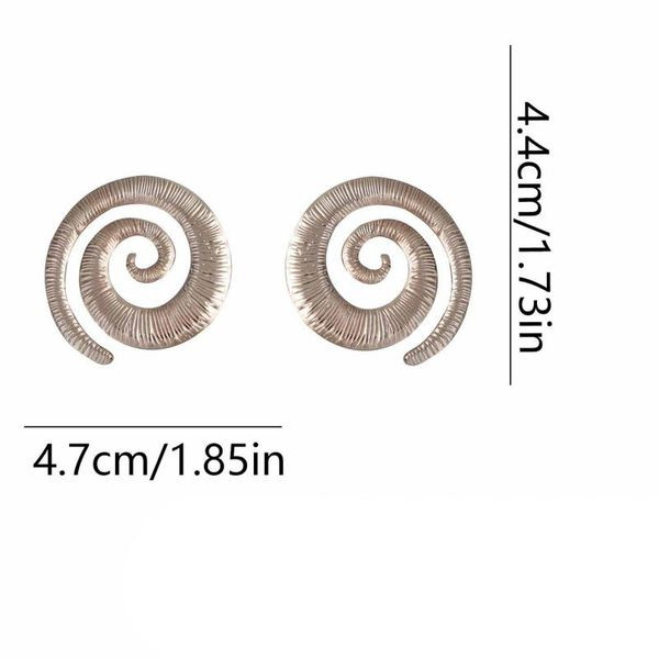 Воздушные пусеты Ажурные спирали CJL69448