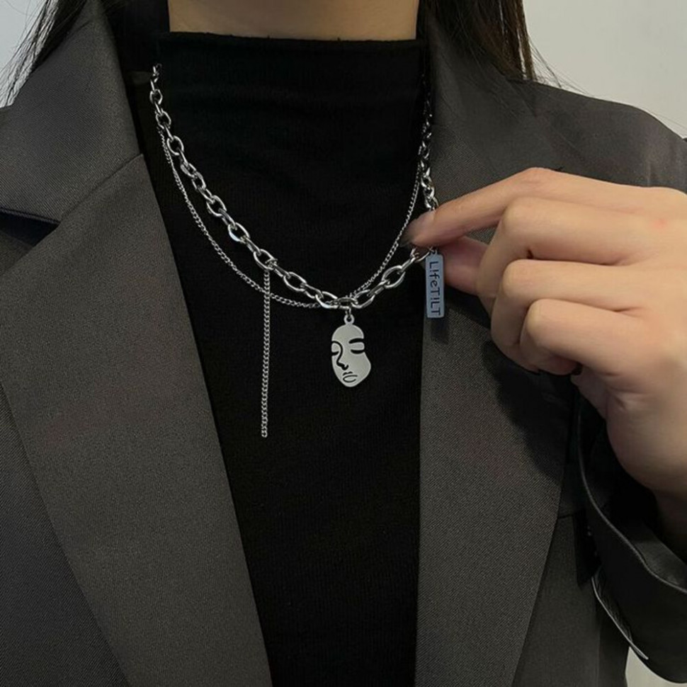 Колье из стали CJH56258