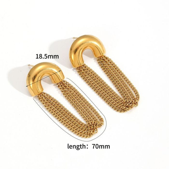 Серьги сталь CJM42455 Серьги сталь CJM42455