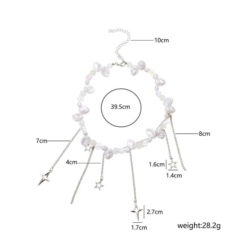 Колье ювелирный сплав жемчуг 1J12225CJJ Колье ювелирный сплав жемчуг 1J12225CJJ