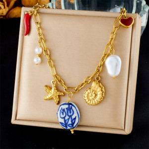 Колье из стали CJP55849 Колье из стали CJP55849