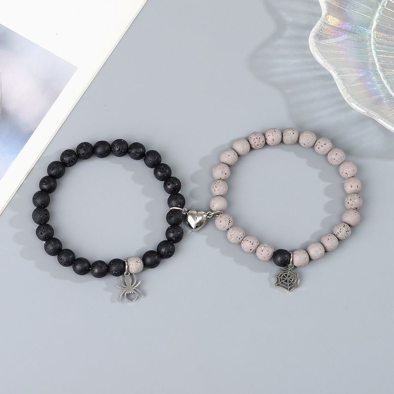 Парные браслеты гармония камня с магнитным замком CJB19790