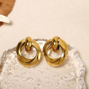 Серьги сталь CJL48920