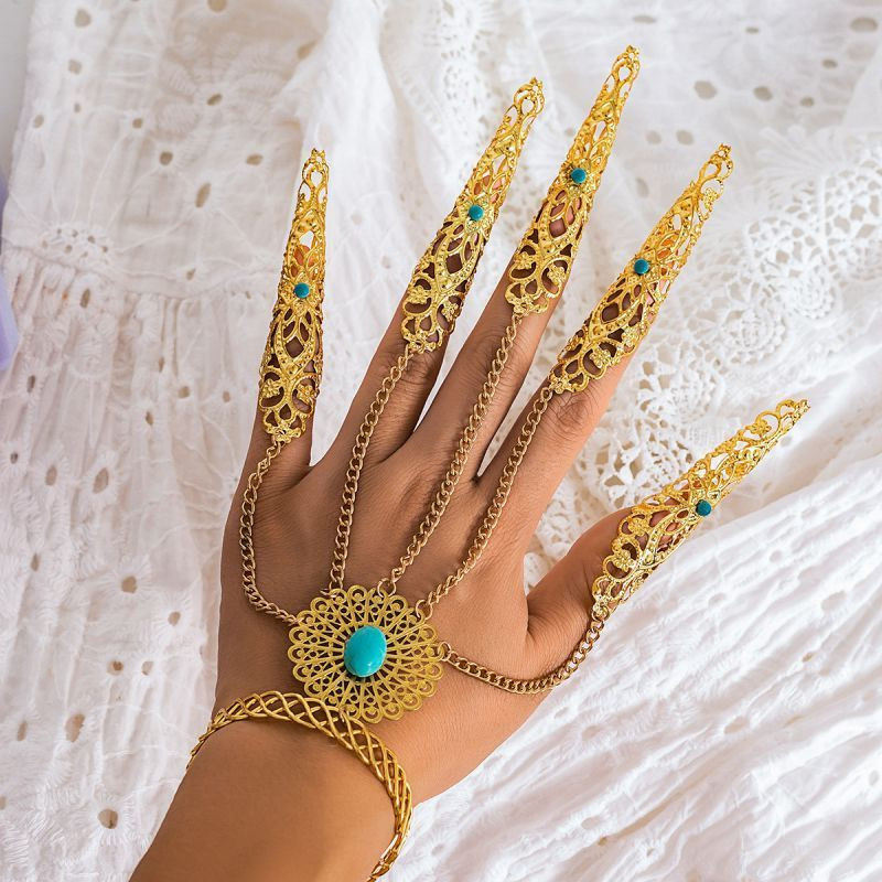 Браслет слейв золотые доспехи в стиле фэшн