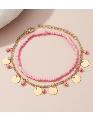 Набор браслетов на ногу с монетками Z52074