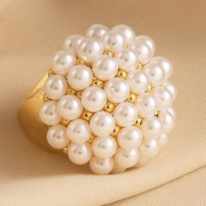 Кольцо ювелирный сплав жемчуг 1J12195CJJ