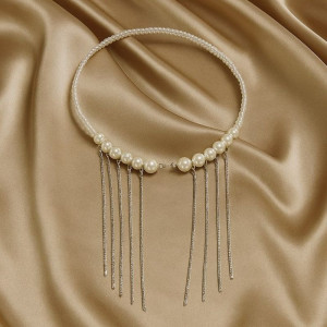 Колье ювелирный сплав жемчуг 1J12226CJJ