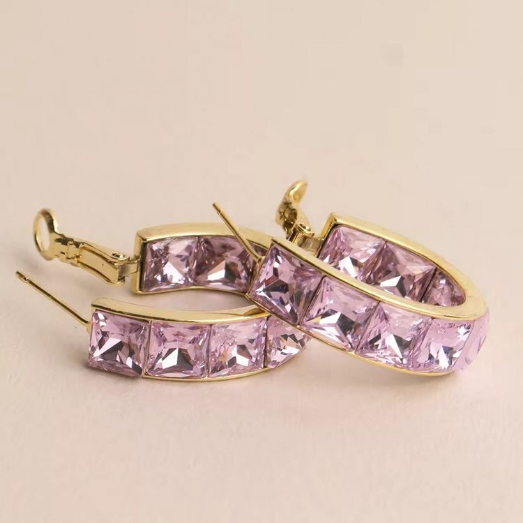 Серьги медь с напылением золотом J10488CJJ Серьги медь с напылением золотом J10488CJJ