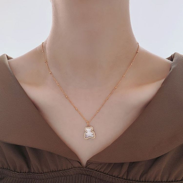 Колье медицинская сталь с напылением золотом J11284CJJ Колье медицинская сталь с напылением золотом J11284CJJ