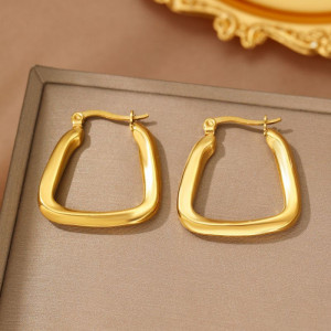 Серьги сталь CJM03887 Серьги сталь CJM03887