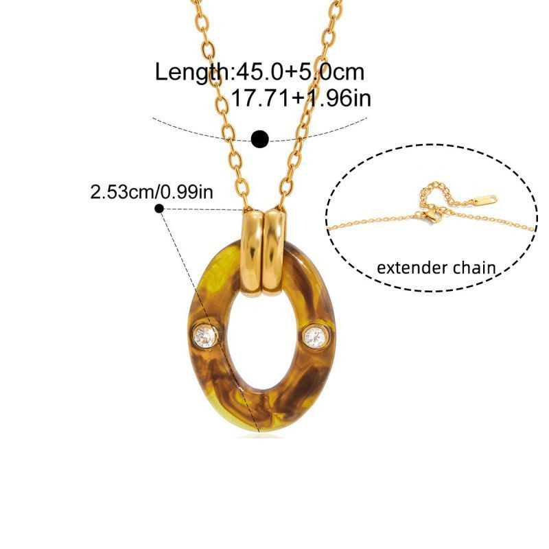 Колье из стали CJT23162