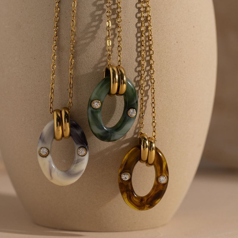 Колье из стали CJT23162