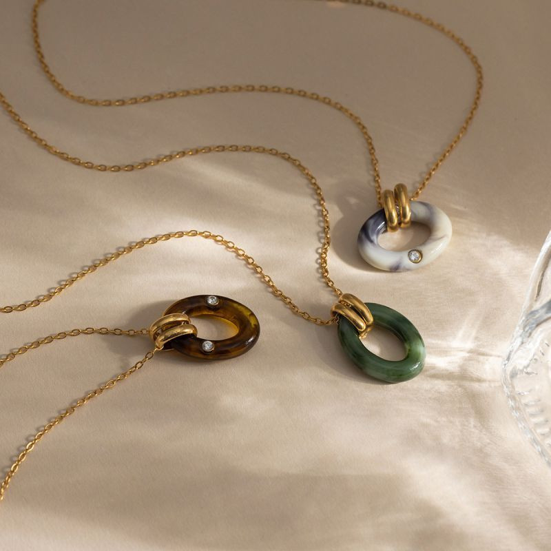 Колье из стали CJT23162