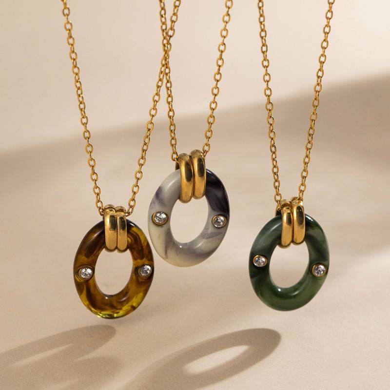 Колье из стали CJT23162