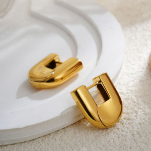 Массивные серьги-подковки CJL16385