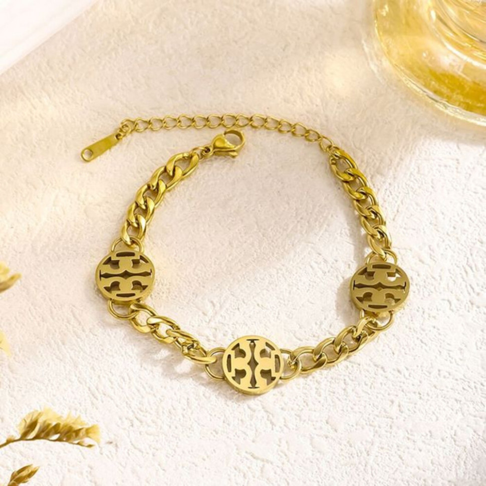 Браслет из ярких бусин с центральным кристаллом CJH37344 Браслет из ярких бусин с центральным кристаллом CJH37344