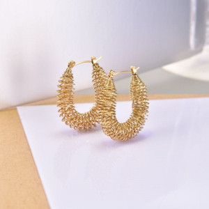 Серьги сталь CJD01955 Серьги сталь CJD01955