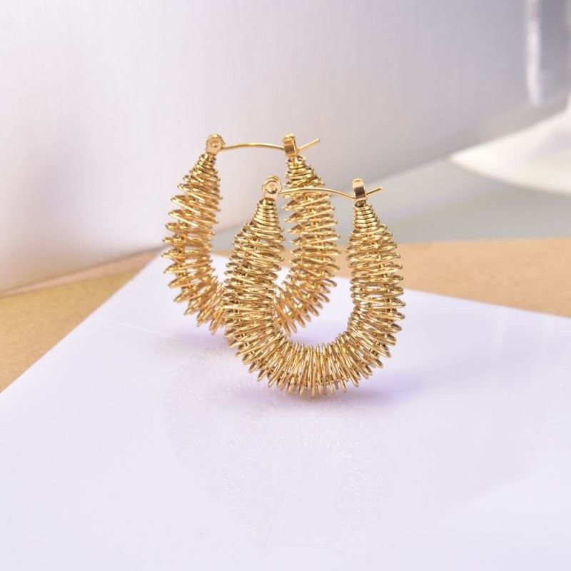 Серьги сталь CJD01955 Серьги сталь CJD01955