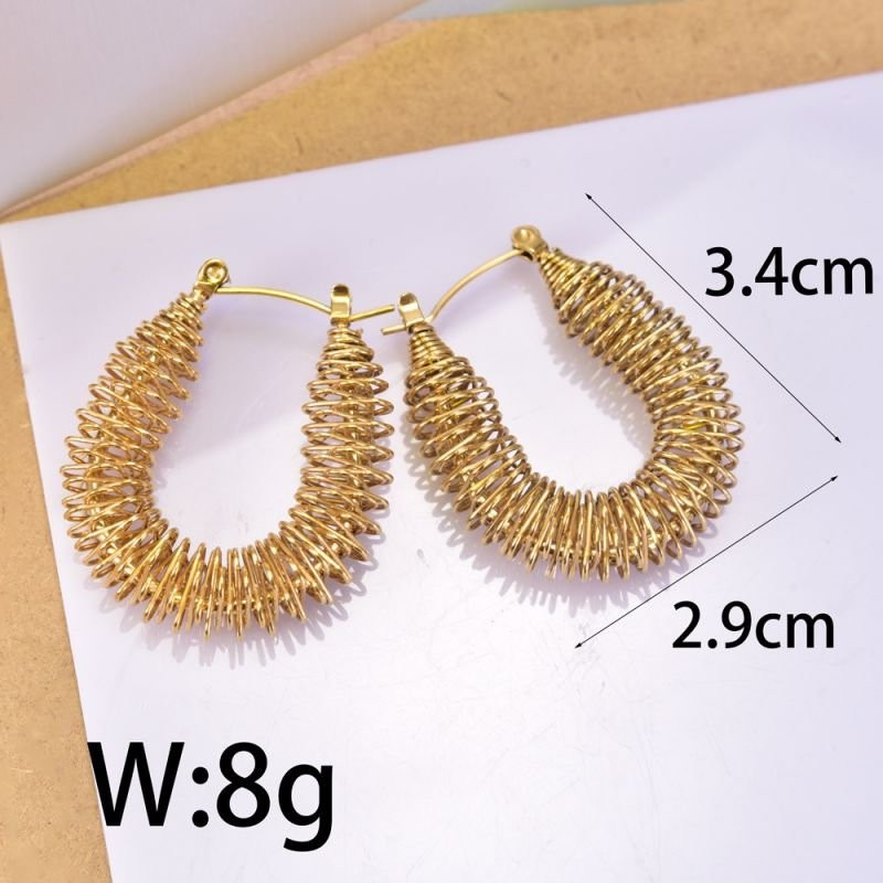 Серьги сталь CJD01955 Серьги сталь CJD01955