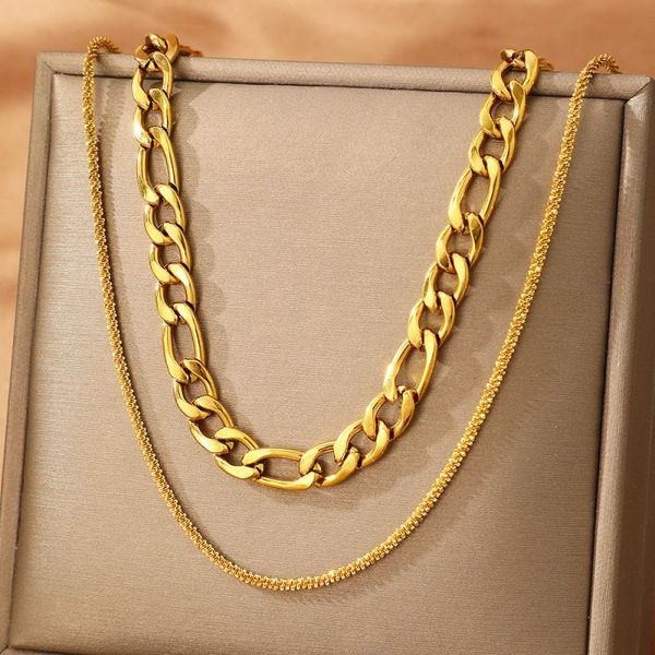 Колье из стали CJL77520