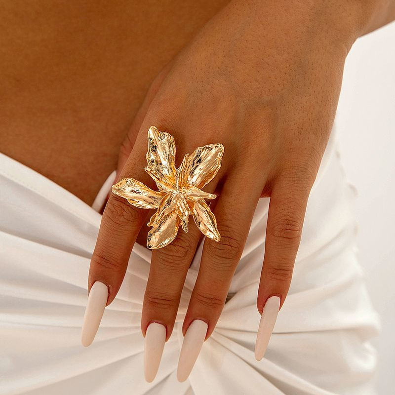 Кольцо ювелирный сплав цветок 1J12197CJJ